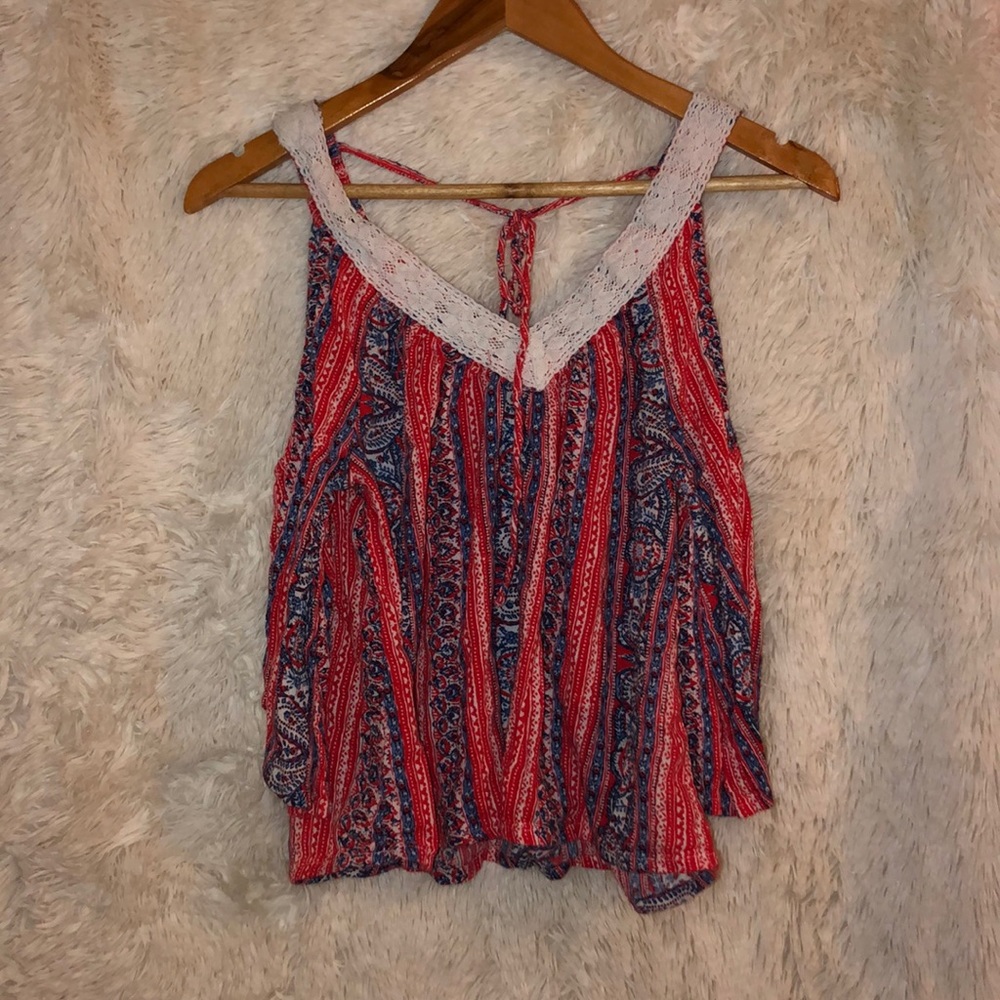 Hollister open shoulder shirt